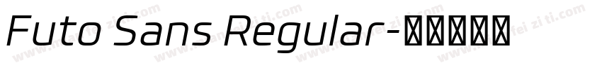Futo Sans Regular字体转换